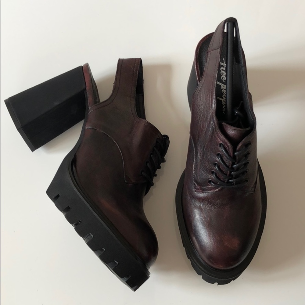 NWT Free People Salem Slingback Platform shoes - Picture 9 of 12